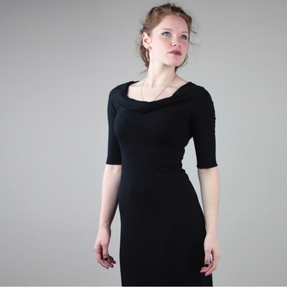 Angelrox Graceful Bamboo Dress Black S/M Cloud